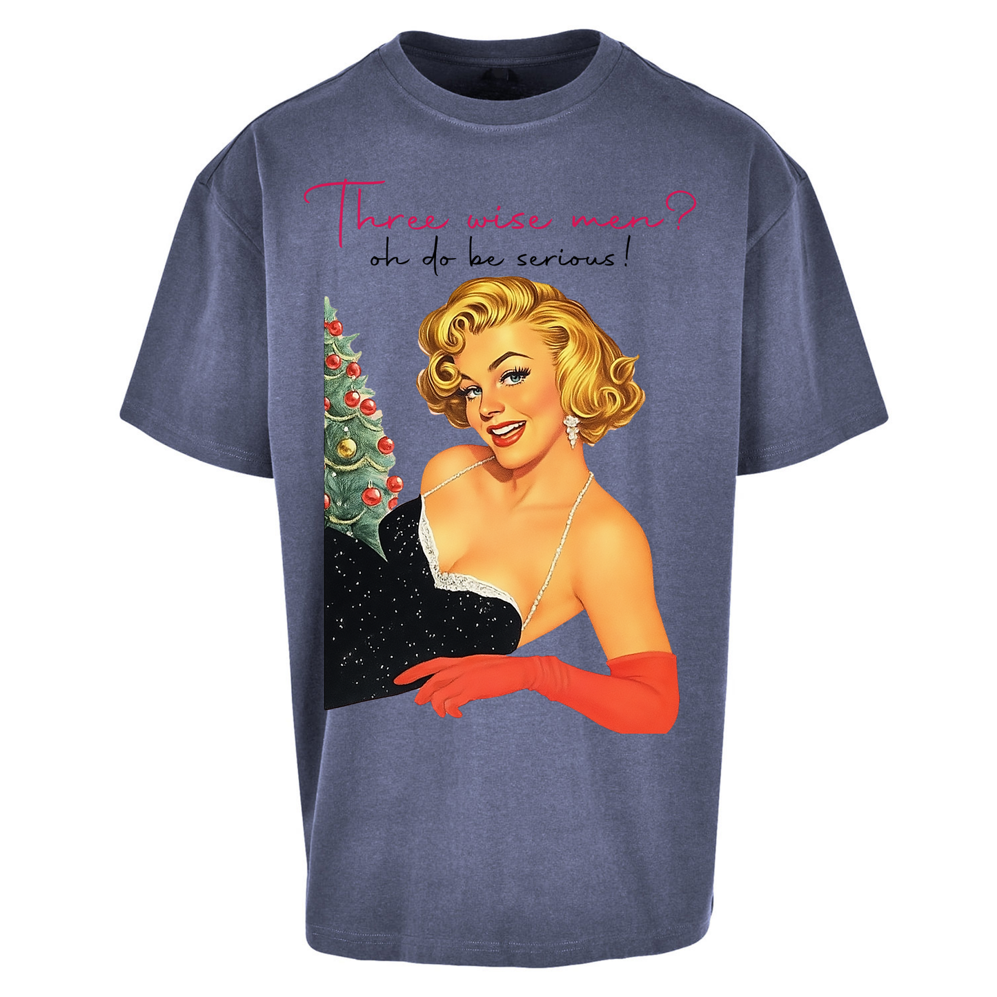 Three Wise Men Christmas Oversized T Shirt
