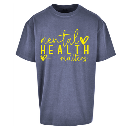 Mental Health Matters Oversized T Shirts