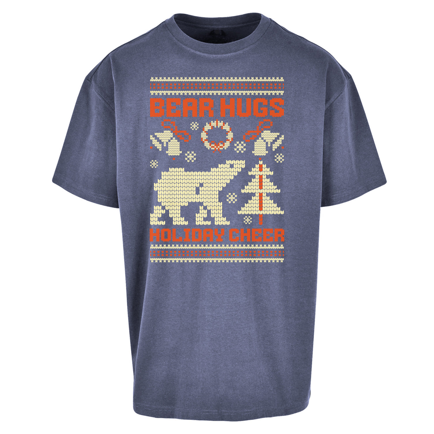 Bear Hugs Holiday Cheer Oversized T Shirts