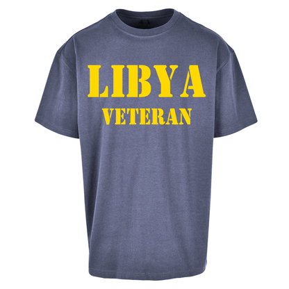Libya Veteran Oversized T Shirts