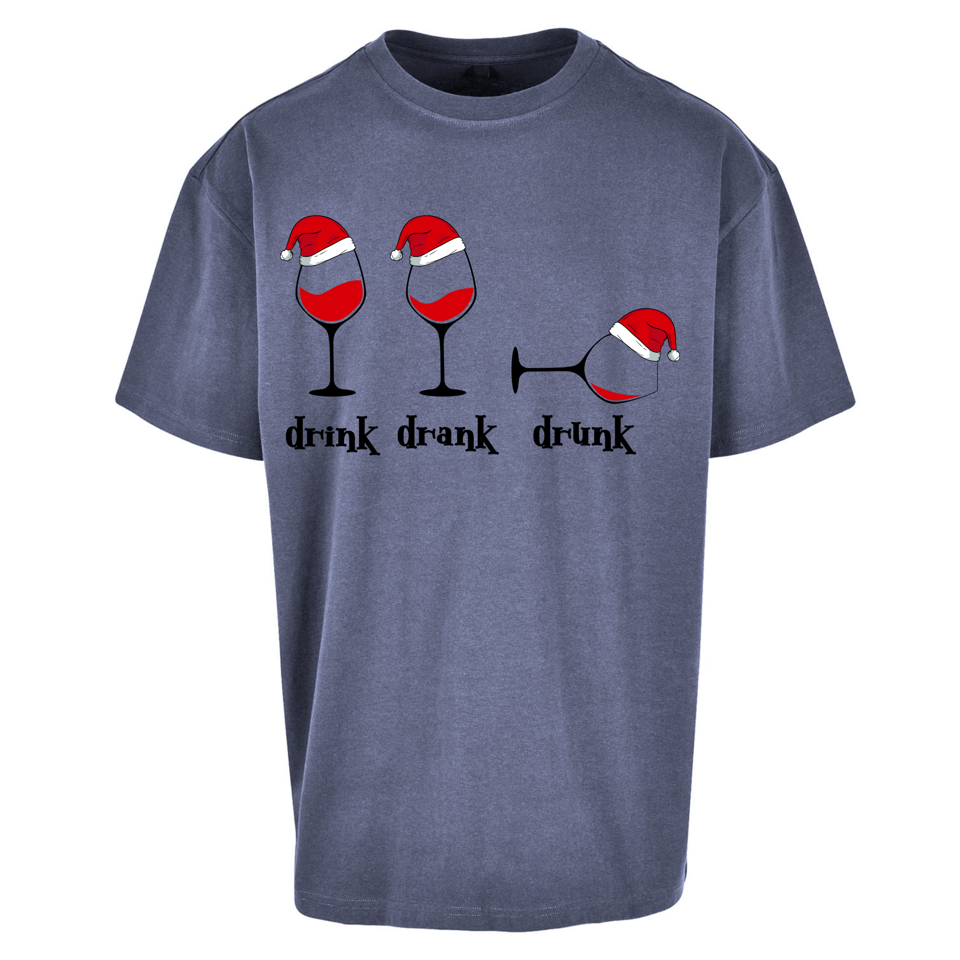 Drink Drank Drunk Oversized T Shirt