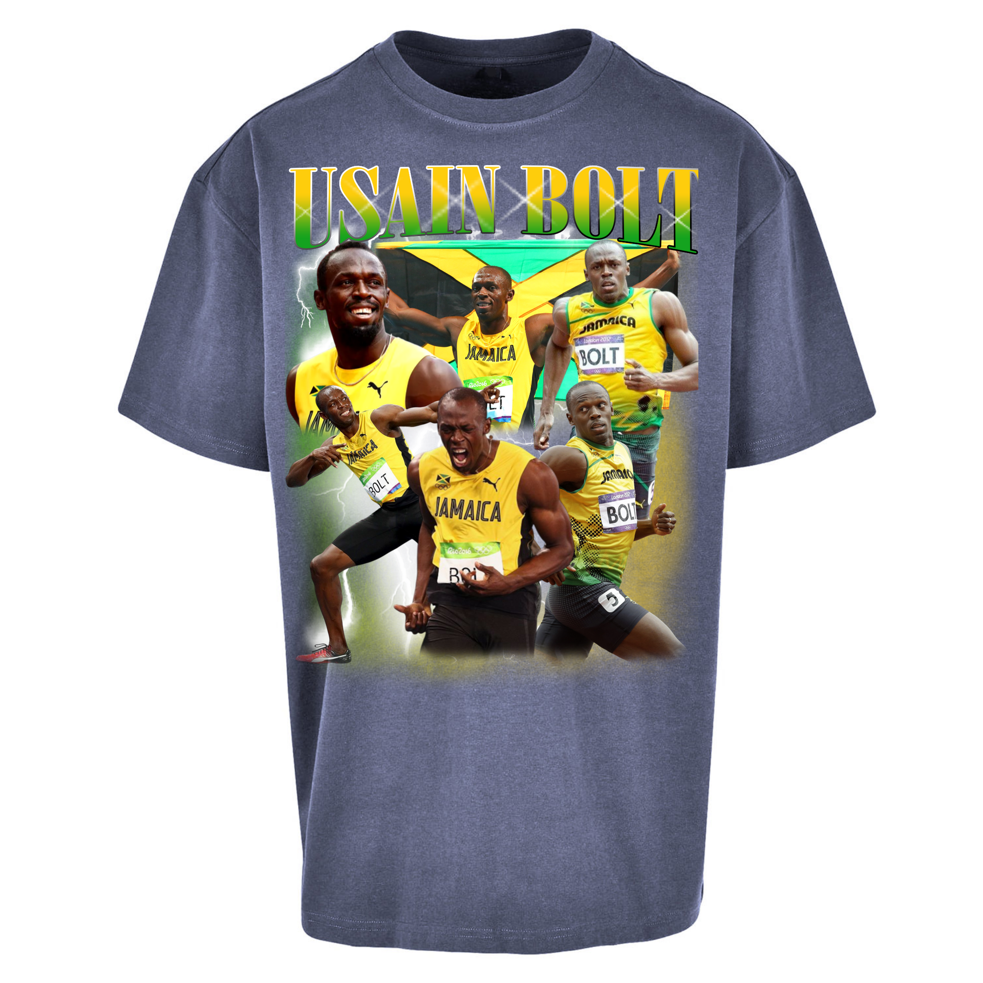 Usain Bolt Oversized T Shirts