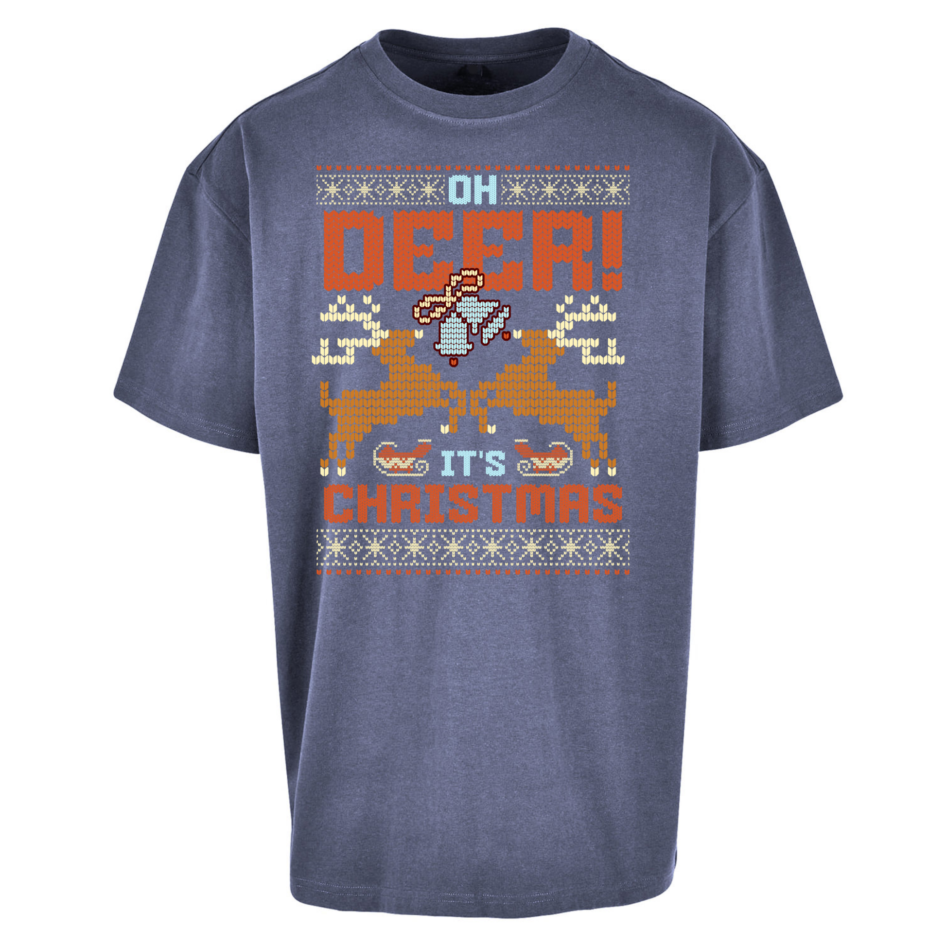 Oh Deer its Christmas Oversized T Shirts