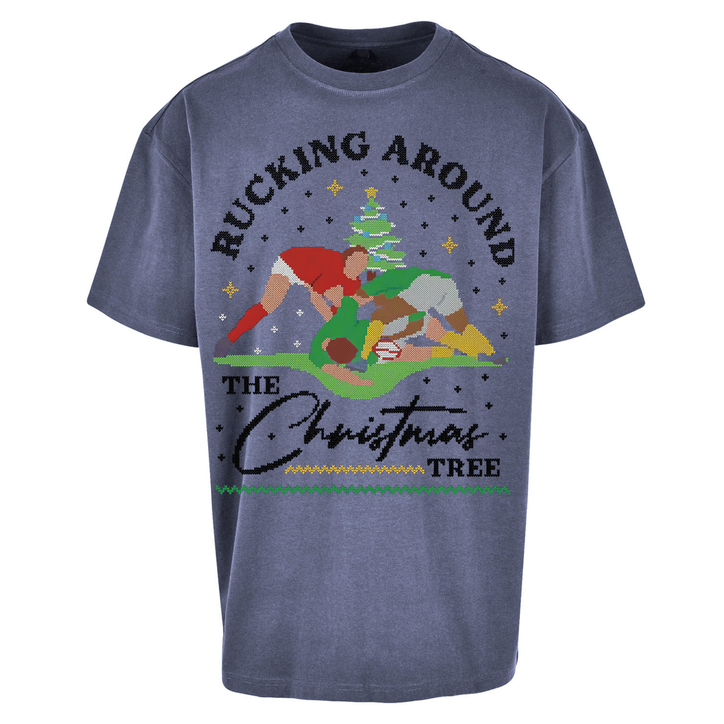 Rugby Christmas Oversized T Shirts