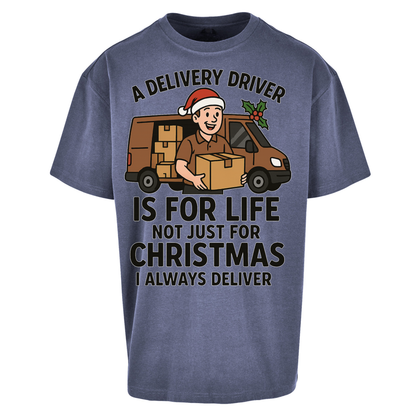 Delivery Driver Christmas Oversized T Shirts