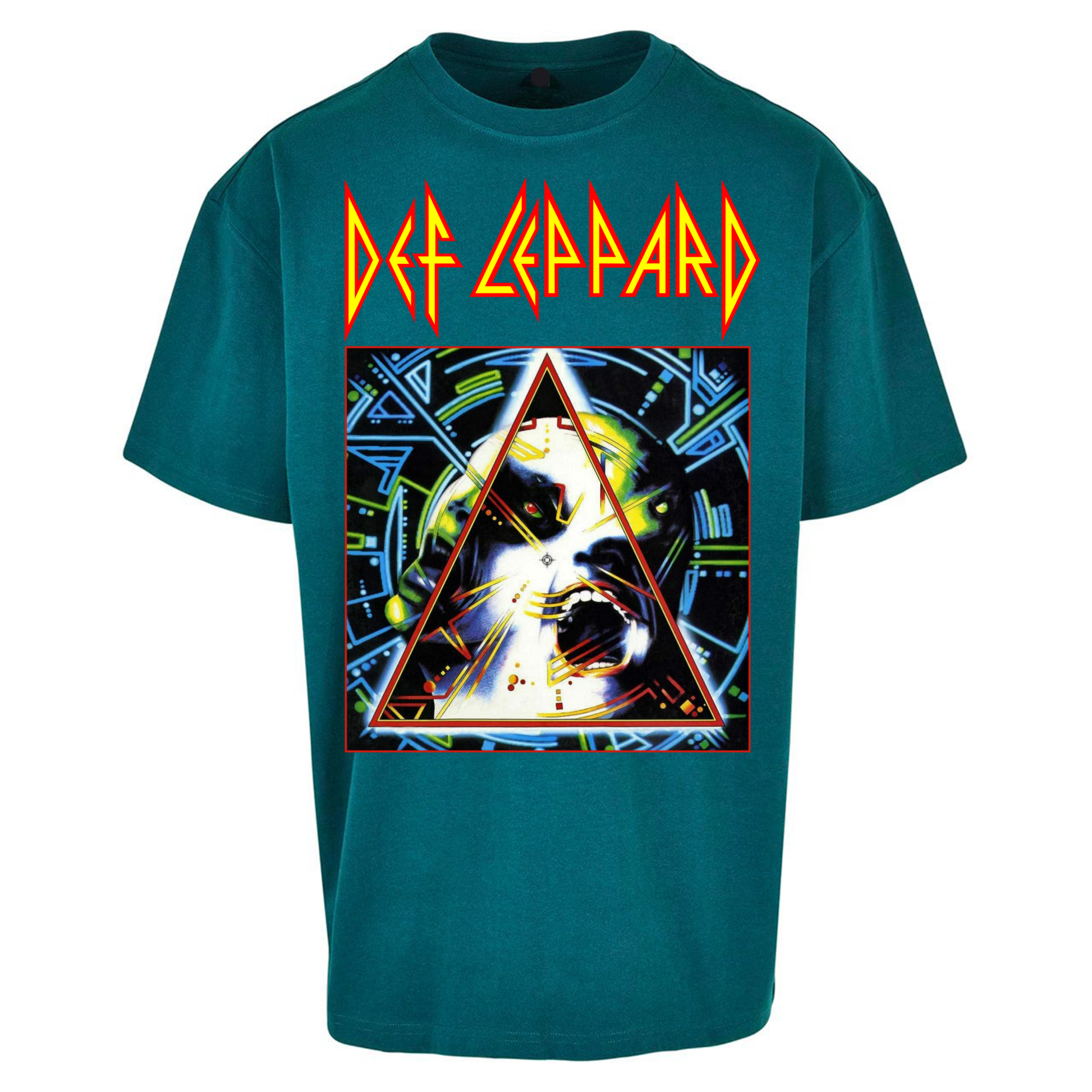 Def Leppard Oversized T Shirts