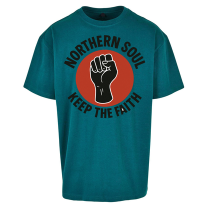 Northern Soul Keep The Faith Oversized T Shirts