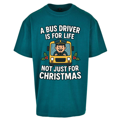 Bus Driver Christmas Oversized T Shirts