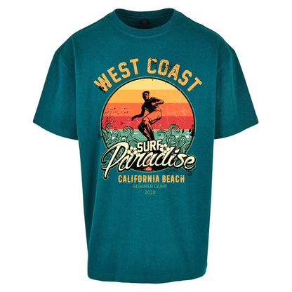 West Coast Surf Paradise Oversized T Shirts