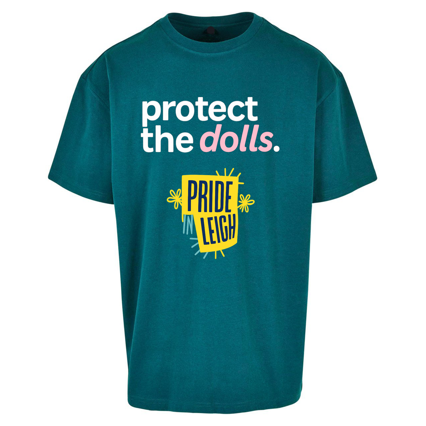 Protect The Dolls Slogan Oversized T Shirts