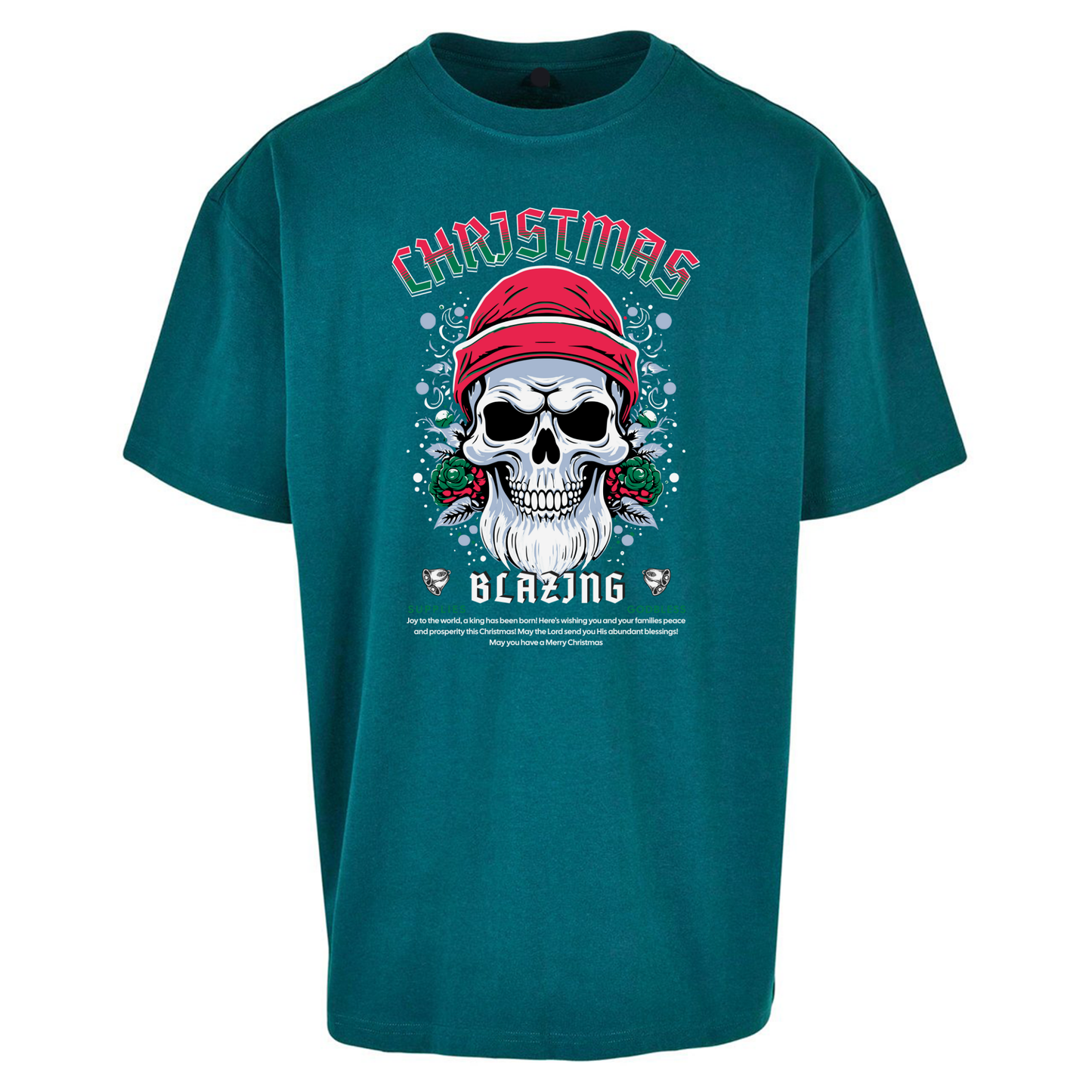 Christmas Blazing Oversized T Shirts