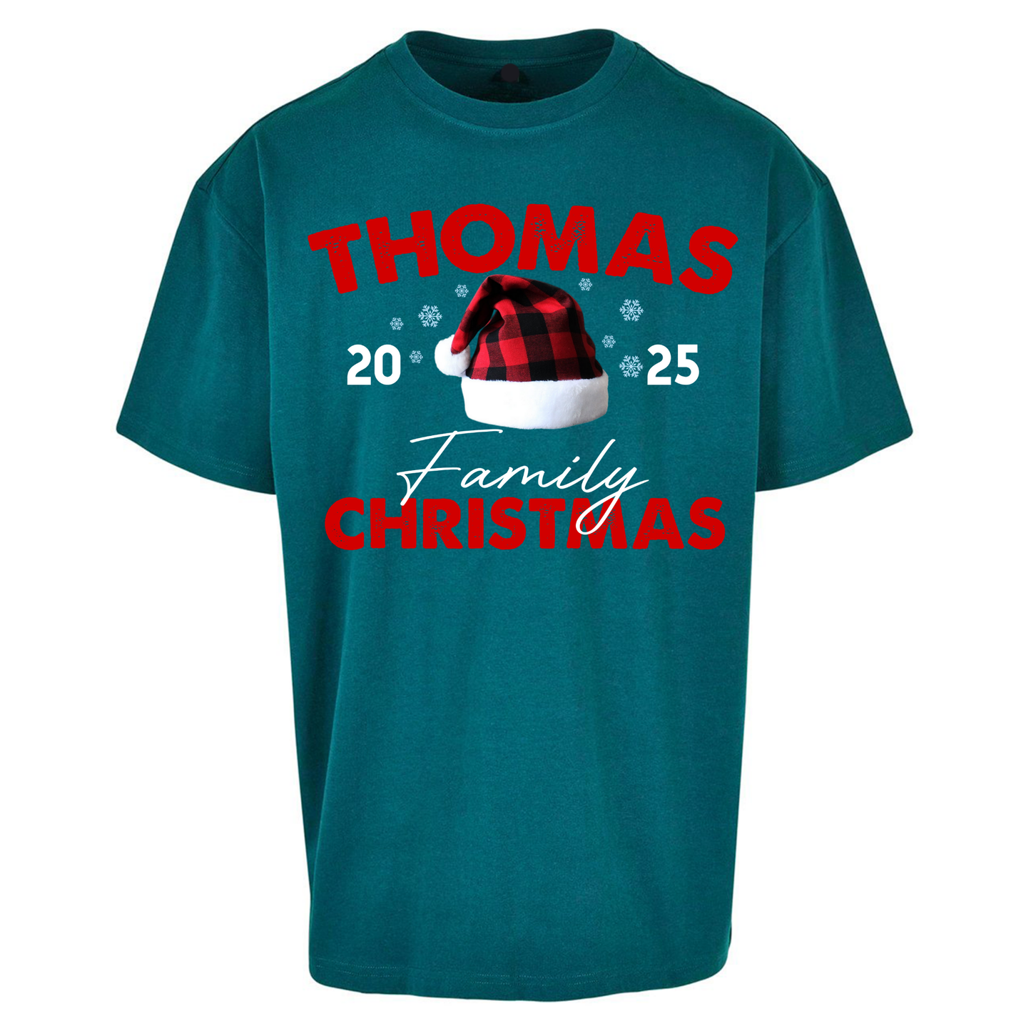 Thomas Family Christmas Oversized T Shirts