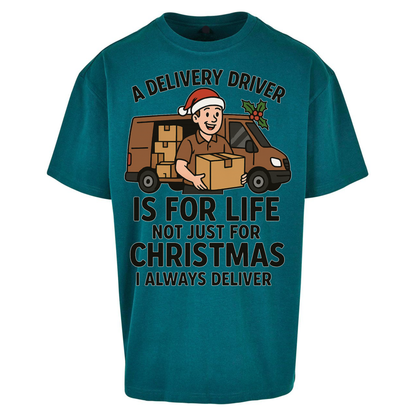 Delivery Driver Christmas Oversized T Shirts