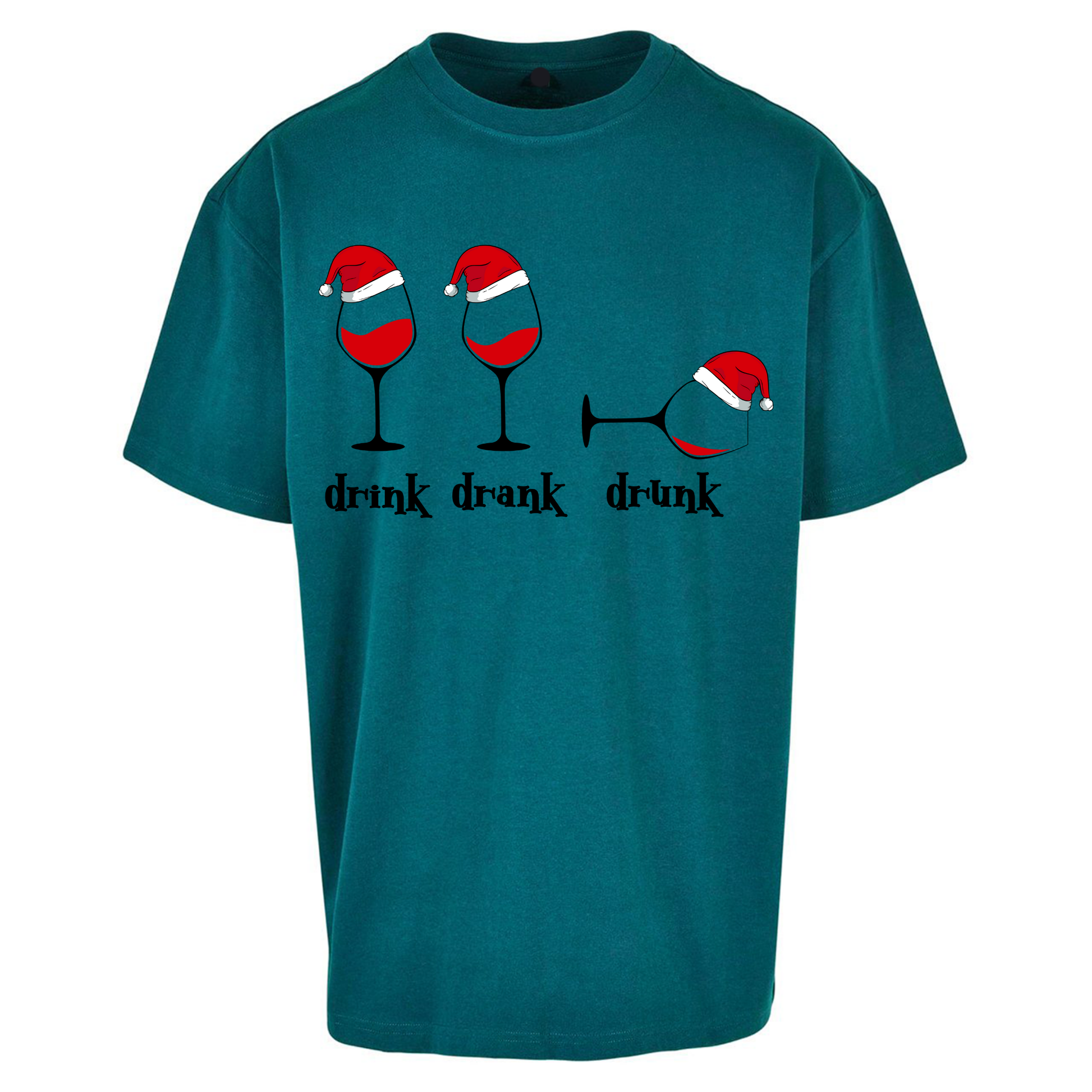 Drink Drank Drunk Oversized T Shirt