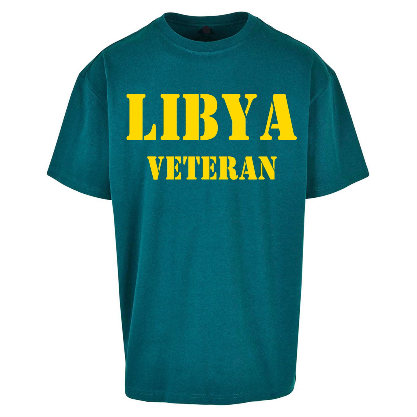 Libya Veteran Oversized T Shirts