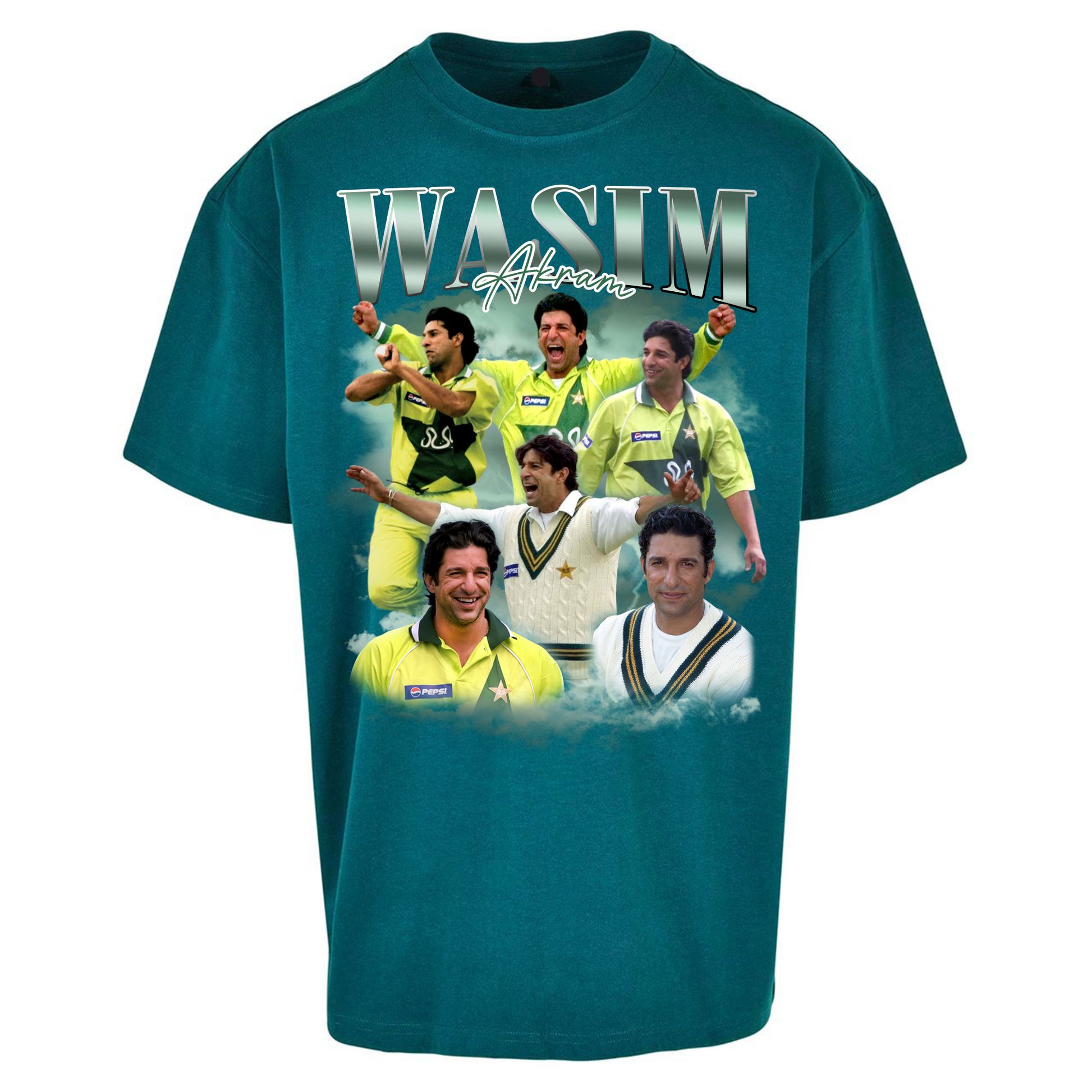 Wasim Akram Oversized T Shirts