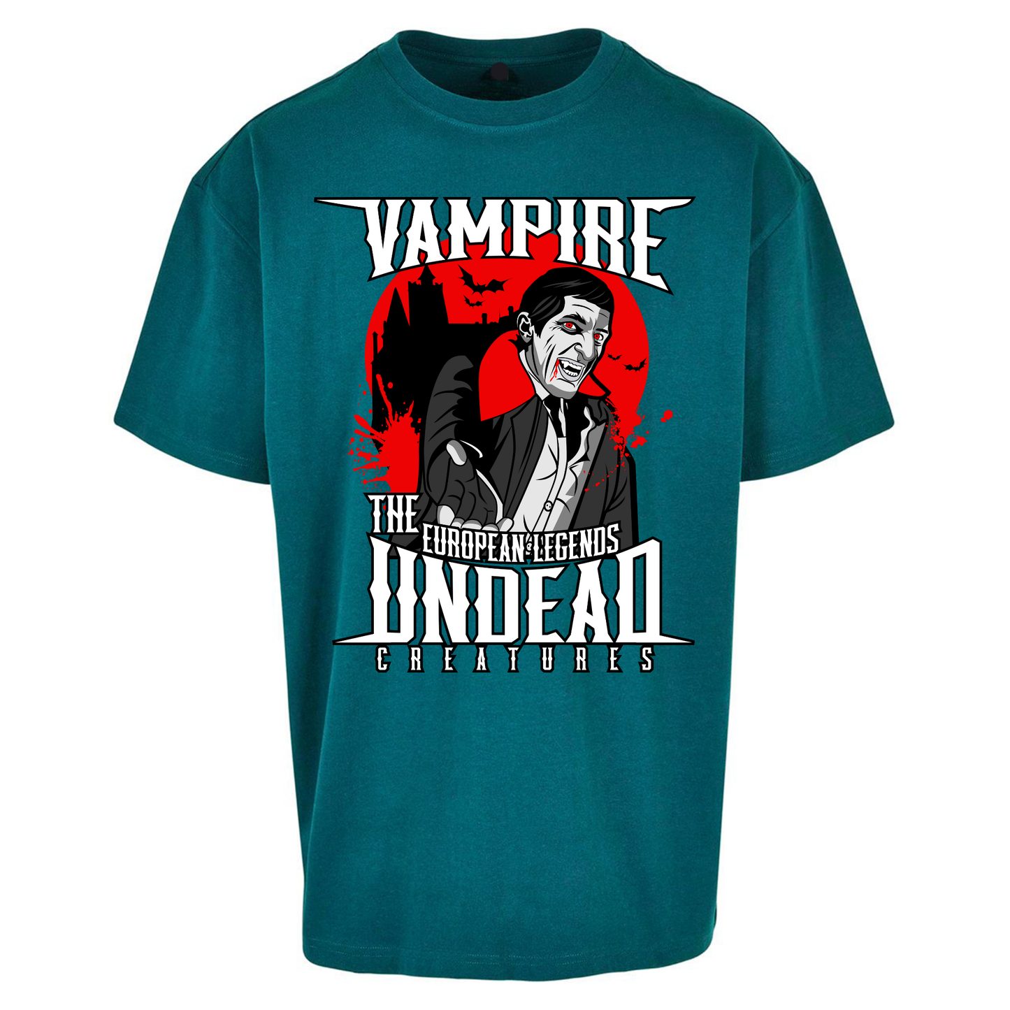 Vampire Undead Oversized T Shirts