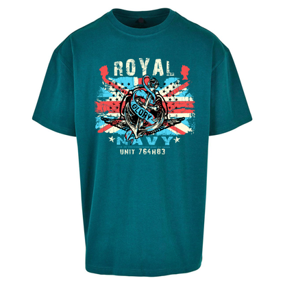 Royal Navy Glory Unit 764H83 Oversized T Shirts