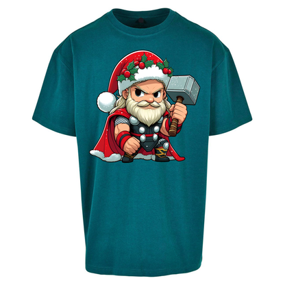 Thor Santa Oversized T Shirts
