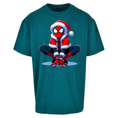 Spiderman Santa Oversized T Shirts