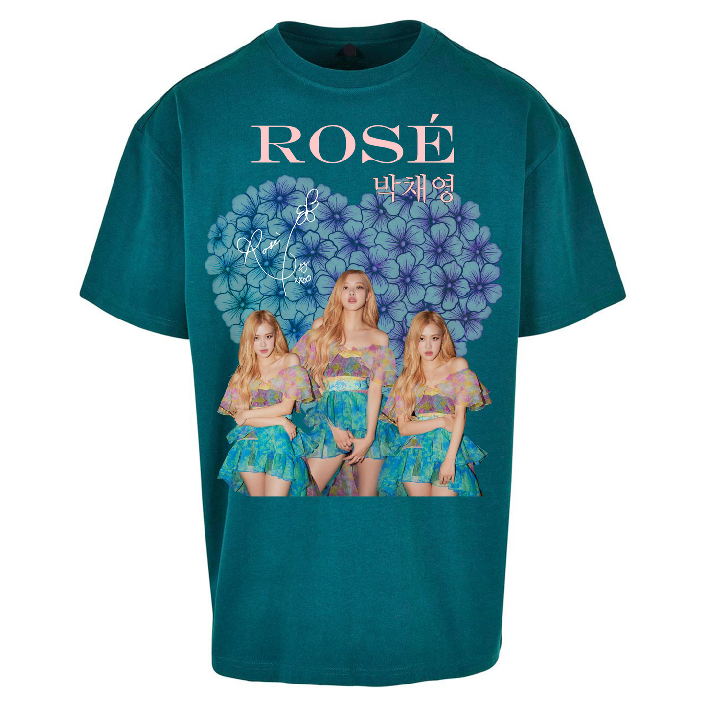 Rose K Pop Oversized T Shirts