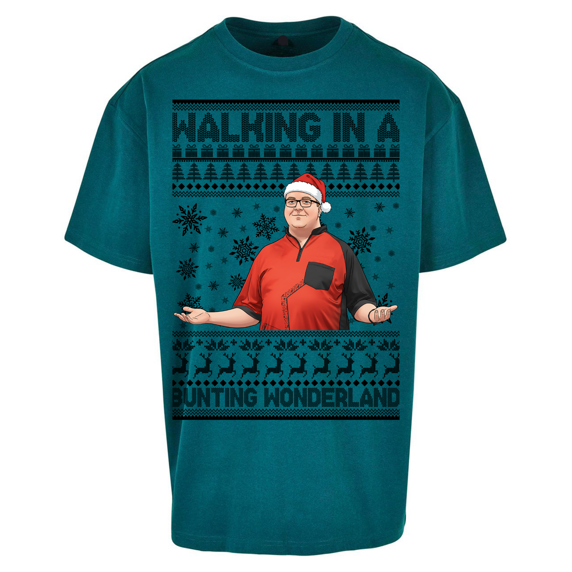 Bunting Wonderland Oversized T Shirt