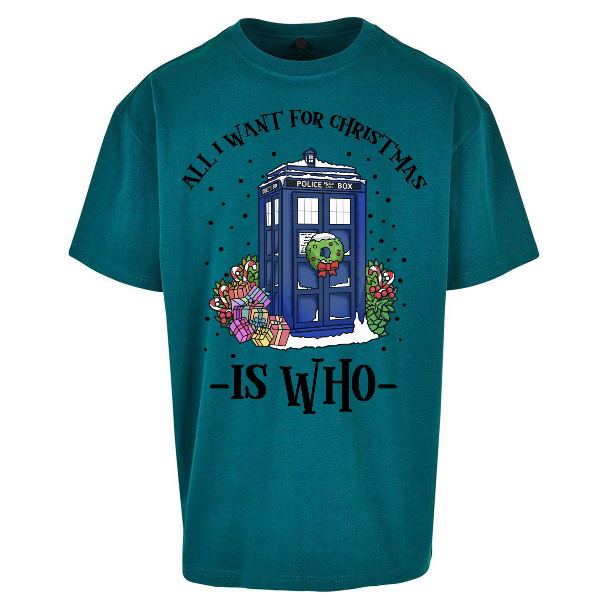 Dr Who Christmas Oversized T Shirts