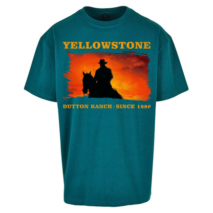 Yellowstone Dutton Ranch Since 1886 Oversized T Shirts