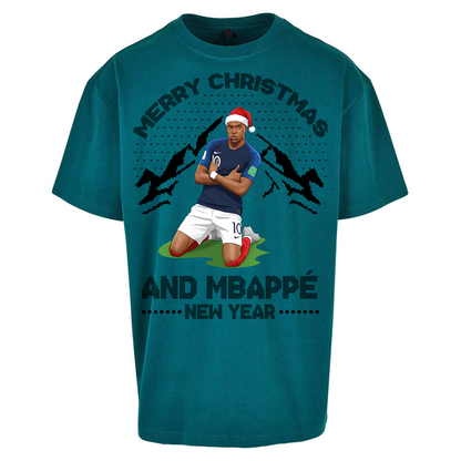 Mbappe Christmas Oversized T Shirt