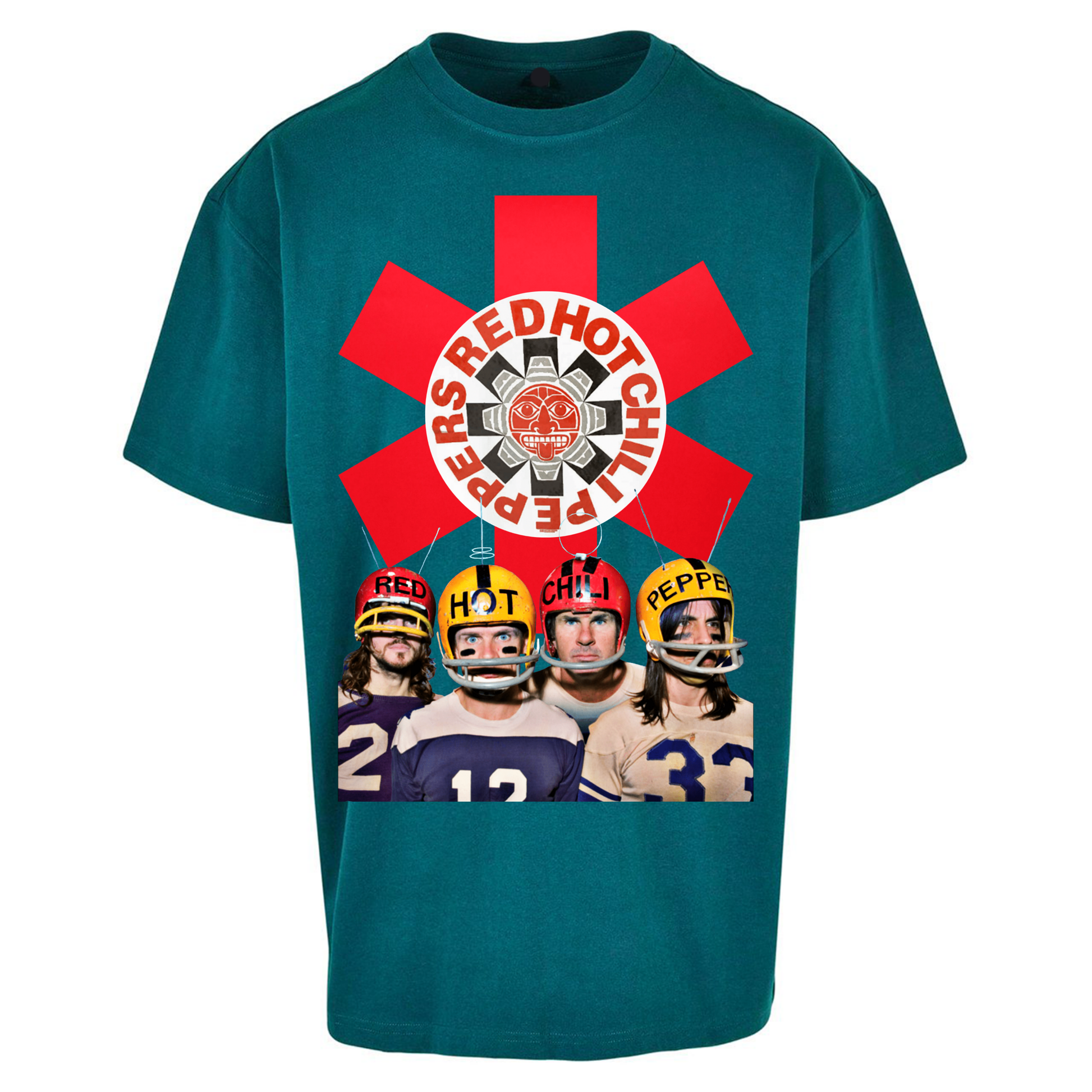 Red Hot Chilli Peppers American Football Oversized T Shirts