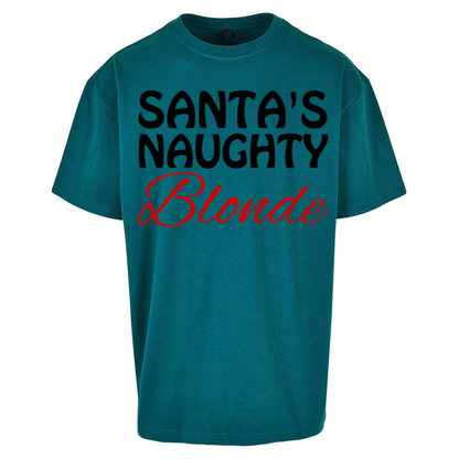 Naughty Blonde Oversized T Shirt