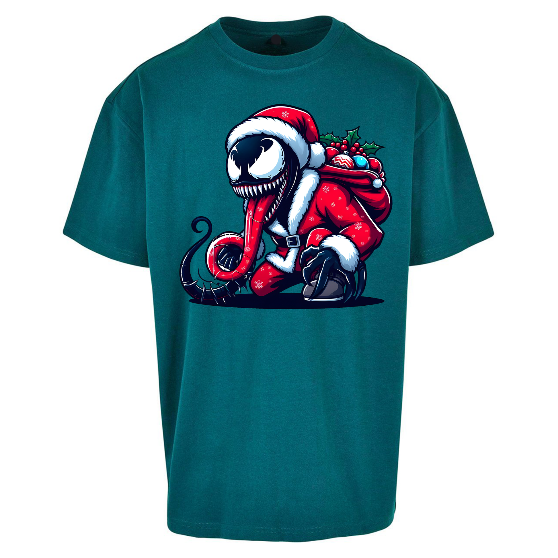 Venom Santa Oversized T Shirts