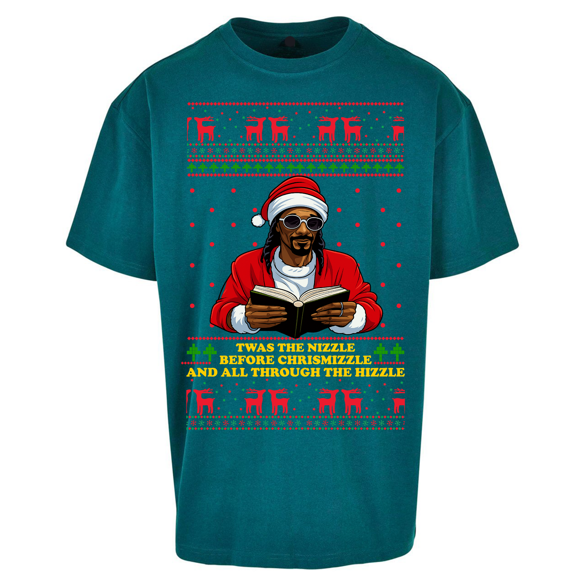 Snoop Dogg Nizzle Christmas Oversized T Shirt
