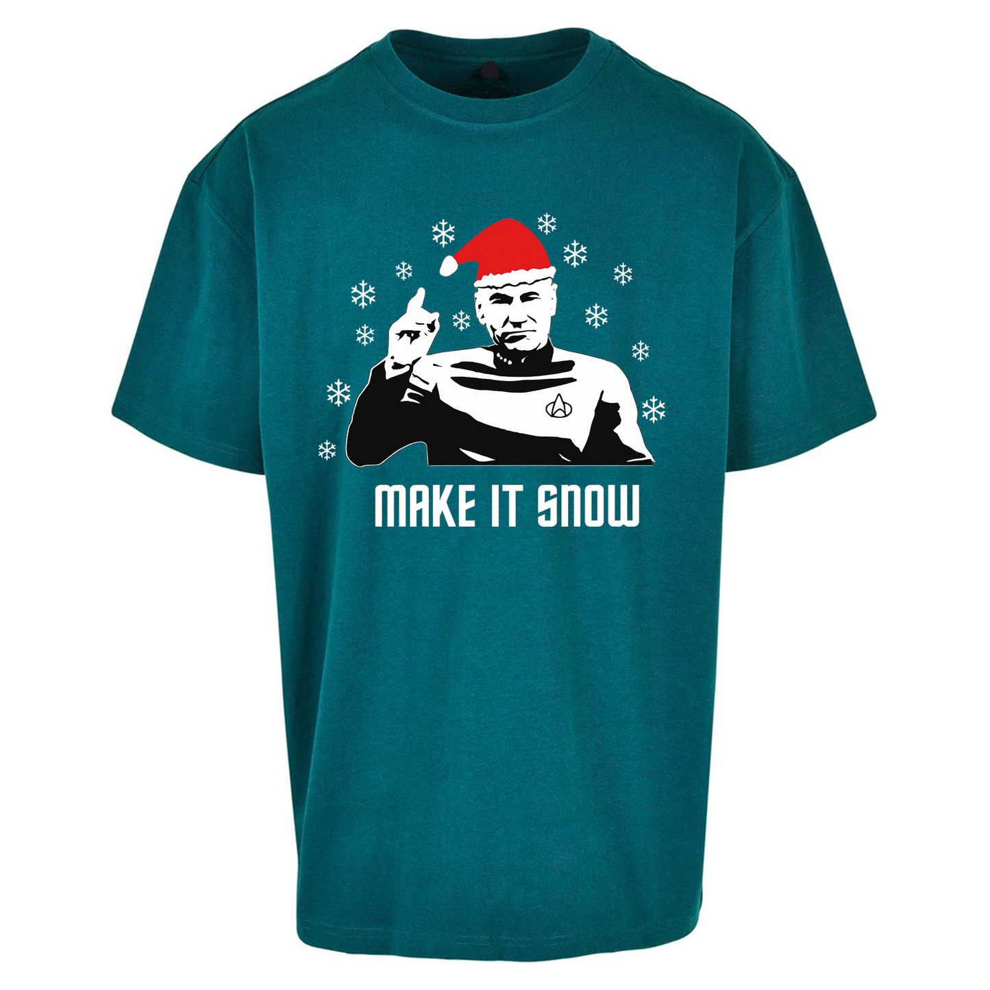Make It Snow Oversized T Shirts