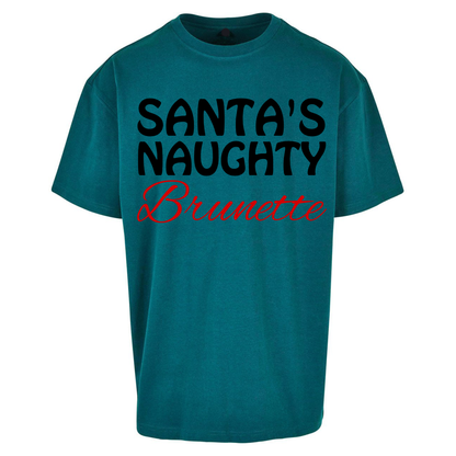 Naughty Brunette Oversized T Shirt