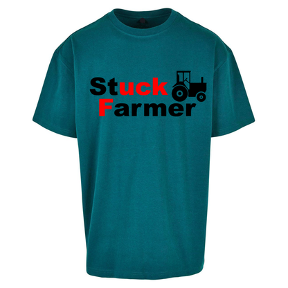 Stuck Farmer Oversized T Shirt