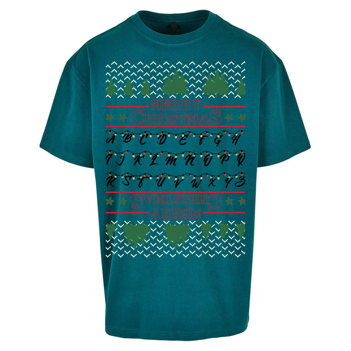 stranger things christmas jumper Oversized T Shirts