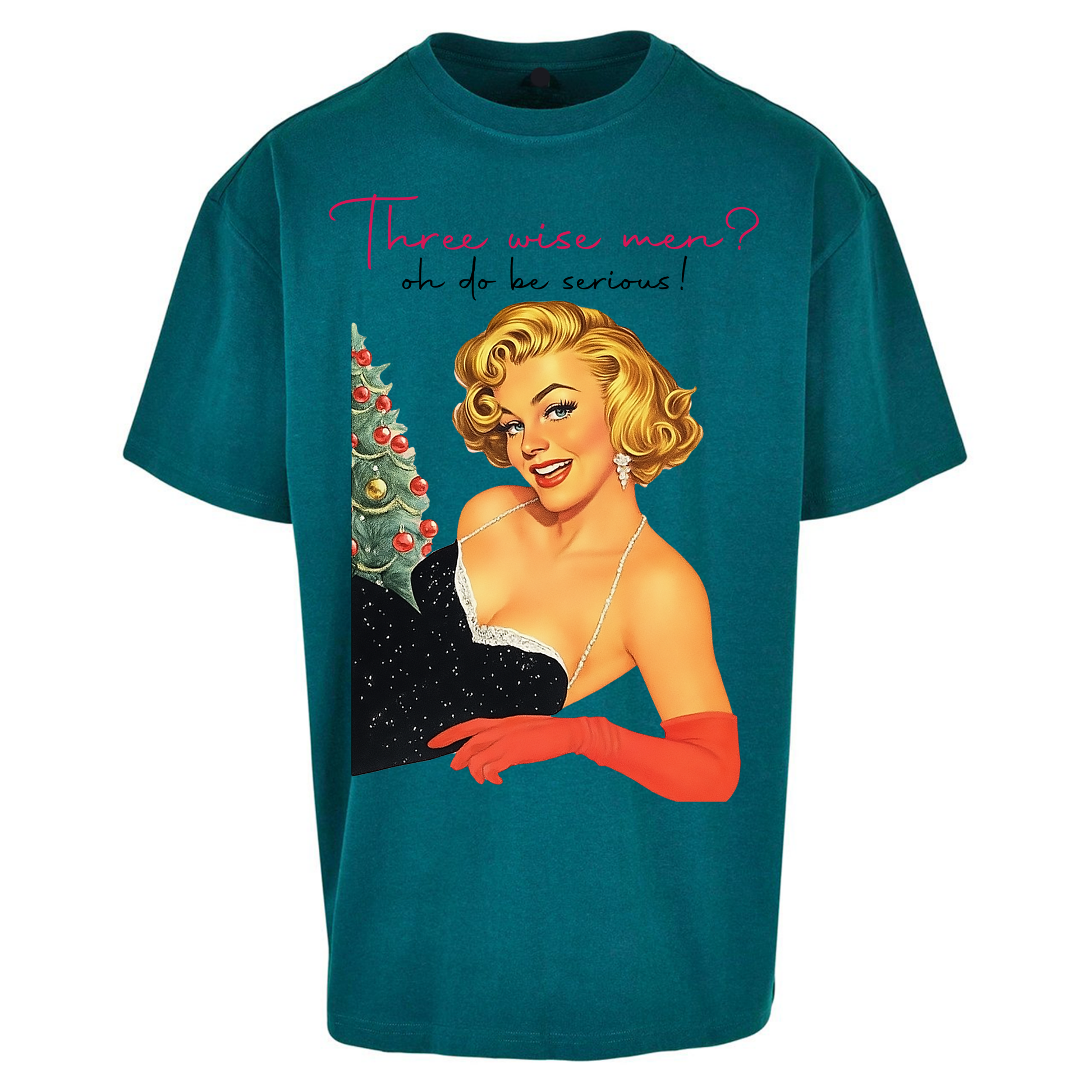 Three Wise Men Christmas Oversized T Shirt