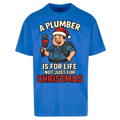 Plumber Christmas Oversized T Shirts