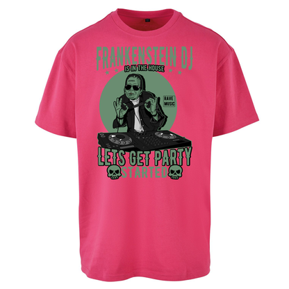 Frankenstein DJ Oversized T Shirts