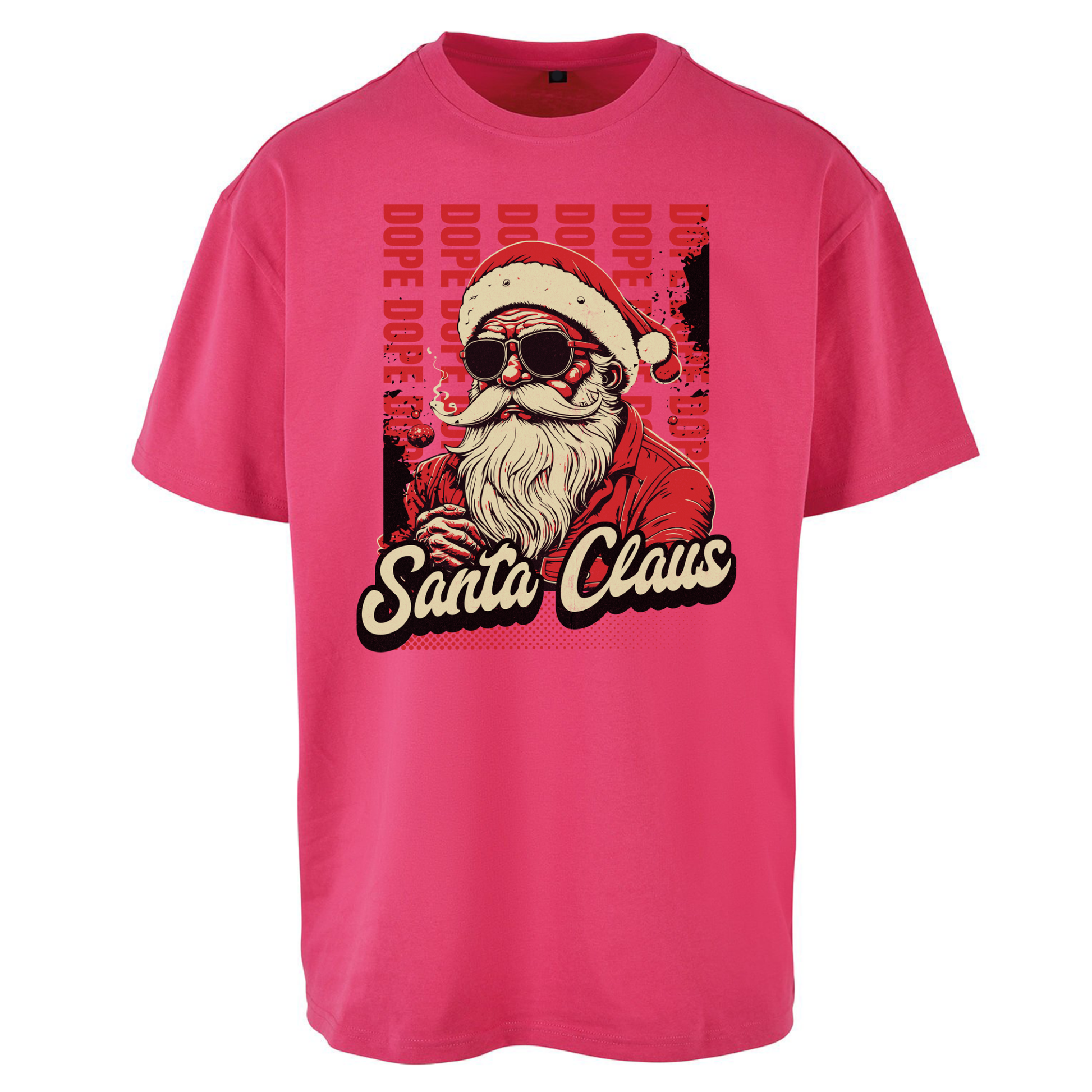 Dope Santa Claus Oversized T Shirts