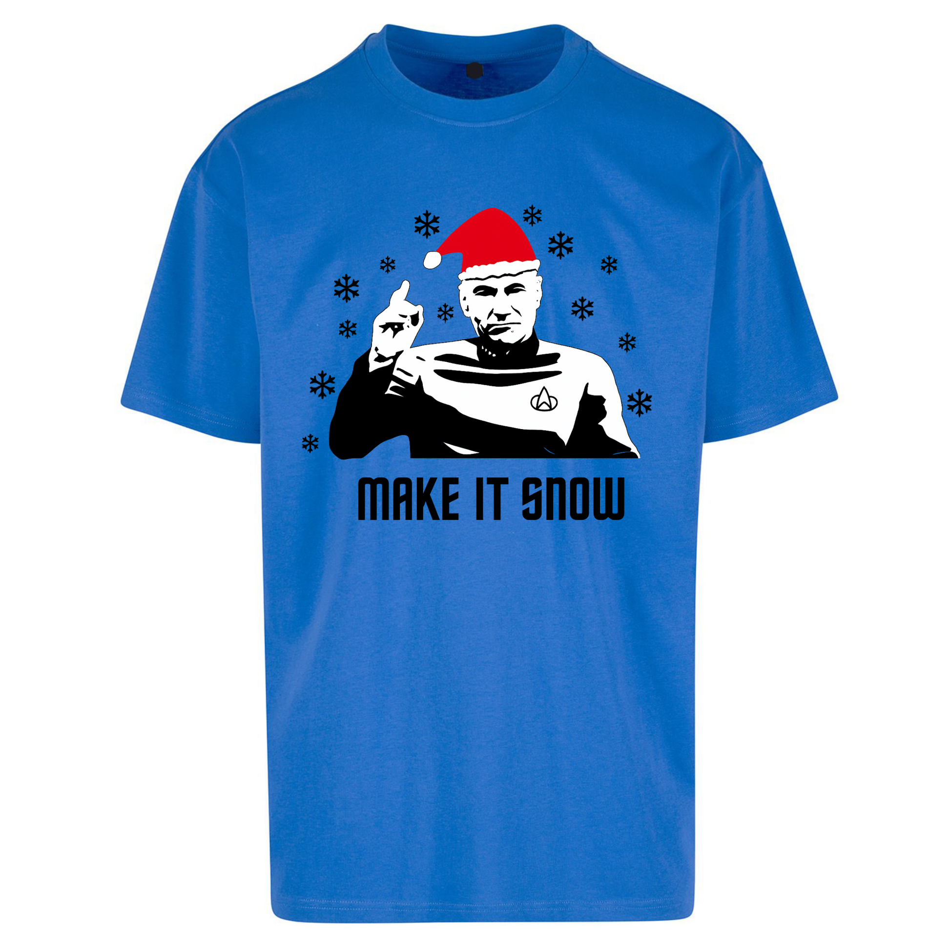 Make It Snow Oversized T Shirts