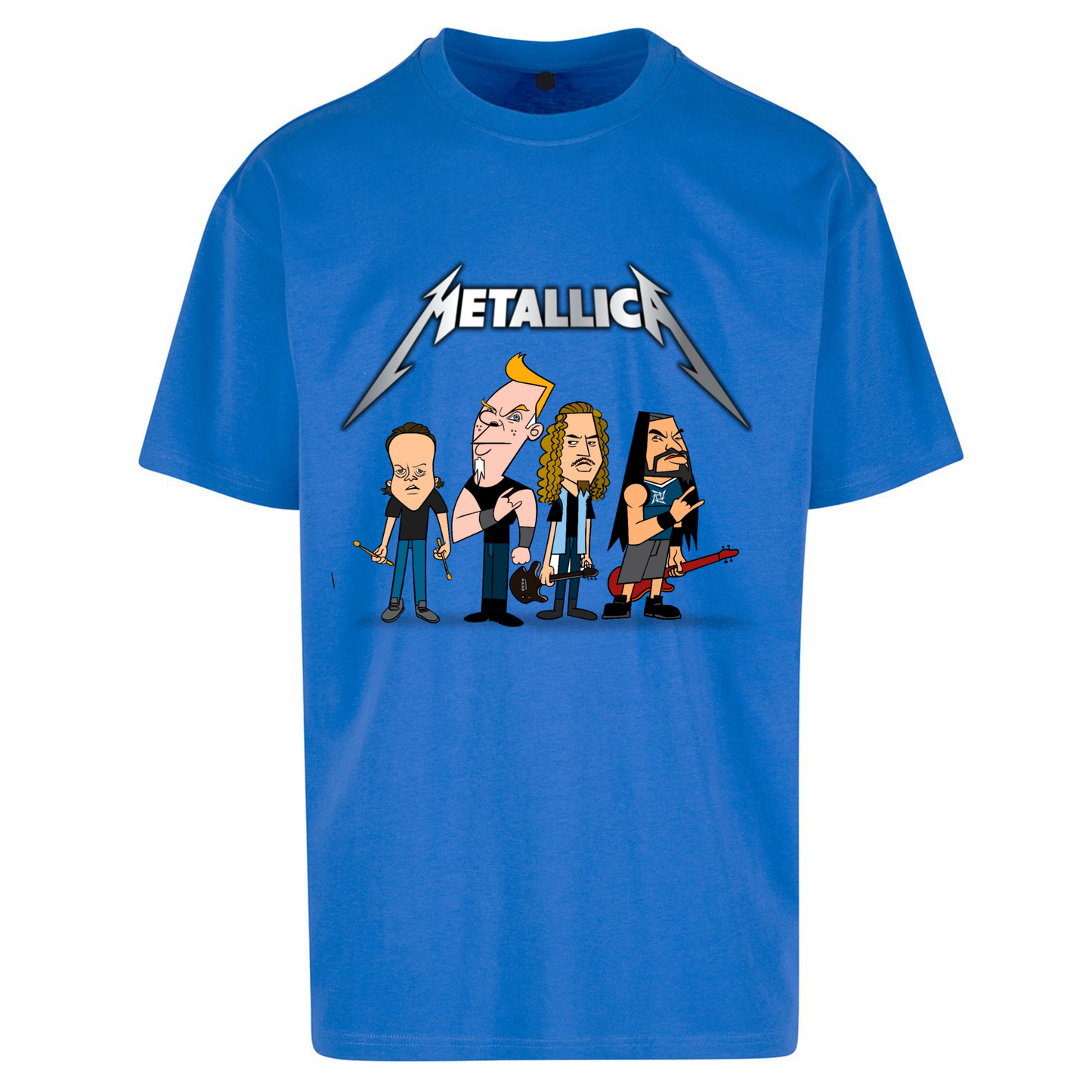 Metallica Cartoon Oversized T Shirts