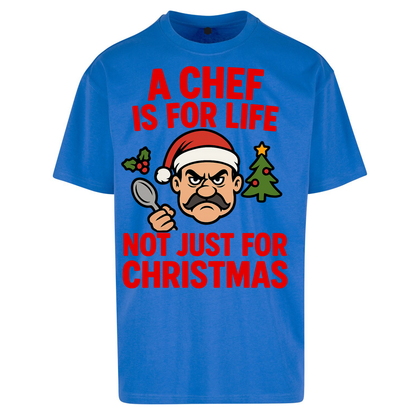 Chef Christmas Oversized T Shirts