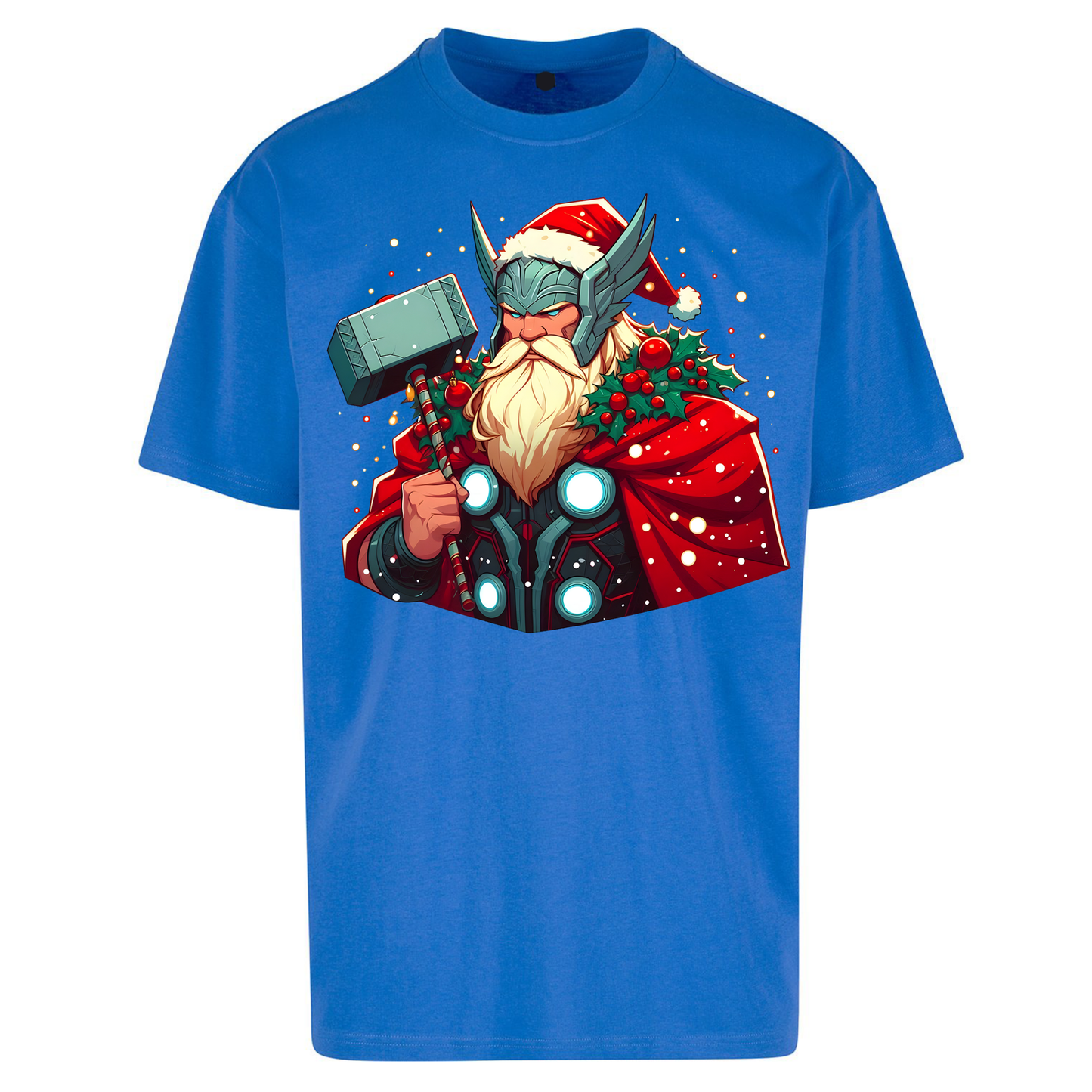 Viking Thor Santa Oversized T Shirts