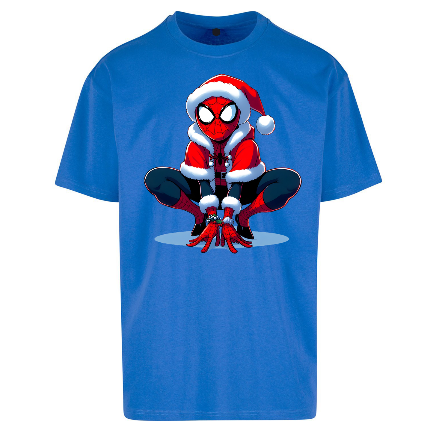 Spiderman Santa Oversized T Shirts