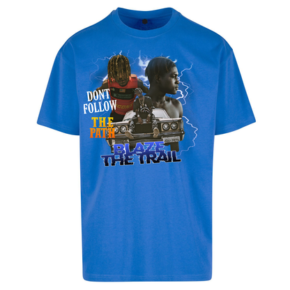 Hip Hop Blaze The Trail Oversized T Shirts