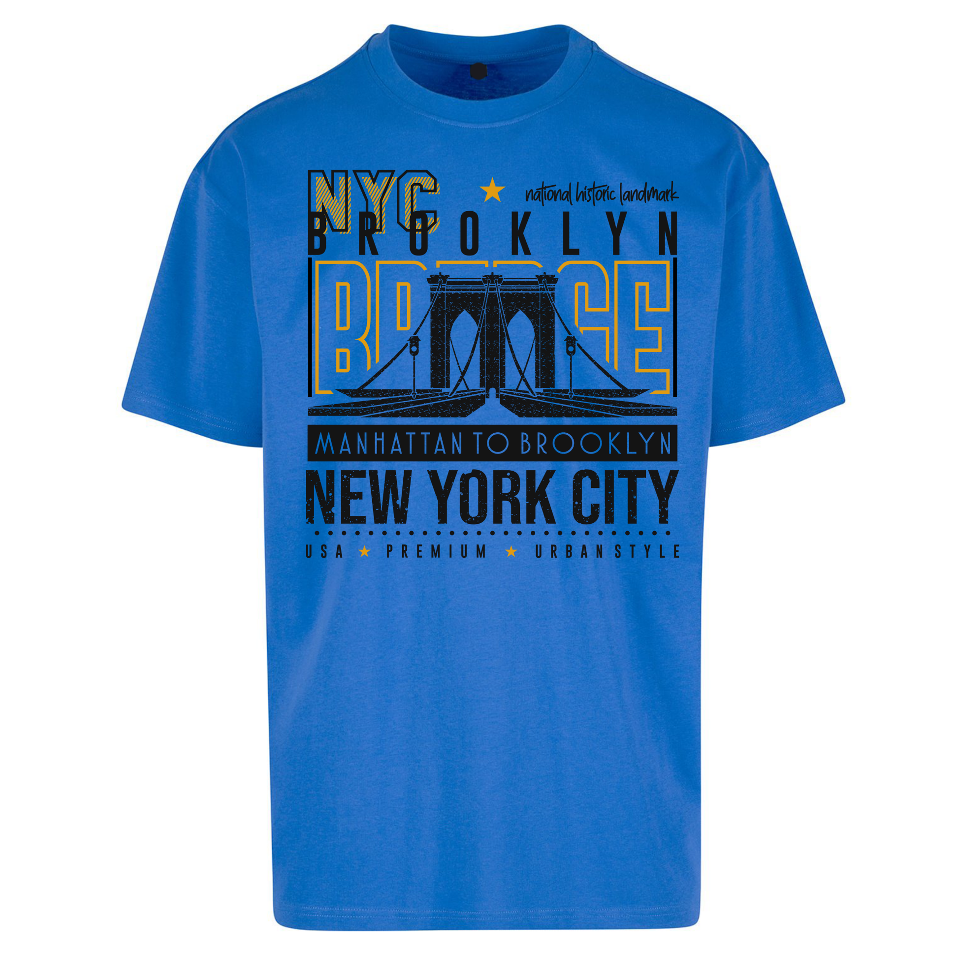 NYC Brooklyn Bridge Oversized T Shirts