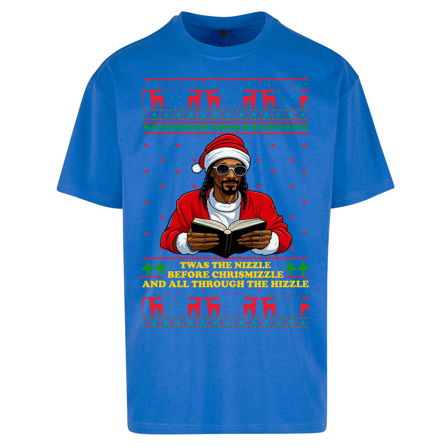 Snoop Dogg Nizzle Christmas Oversized T Shirt