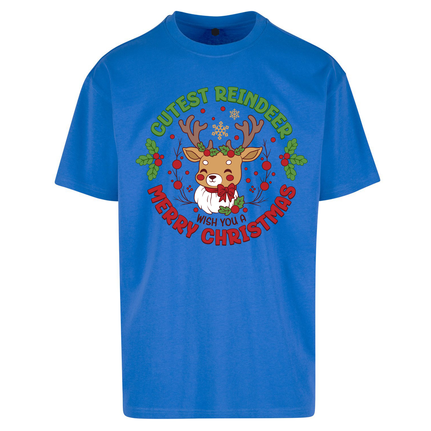 Cutest Reindeer Oversized T Shirts